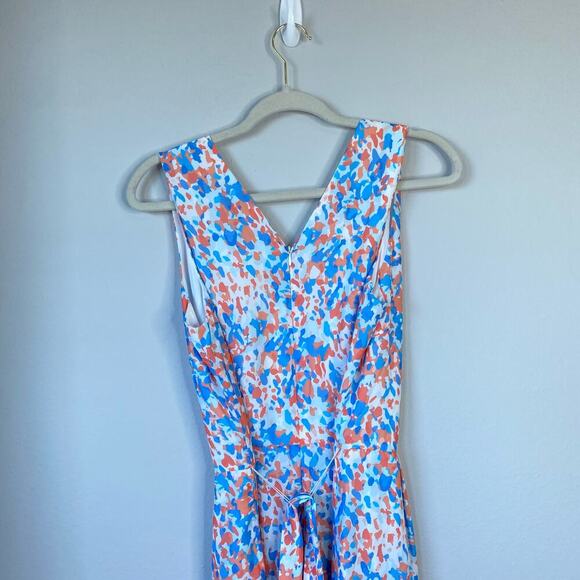 J. MCLAUGHLIN Hermione Jumpsuit Belted Pockets Pier Pebble Resort Size 8 Beach - Picture 6 of 7